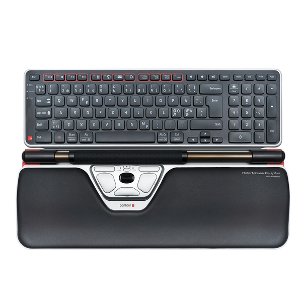 Contour RollerMouse Red Plus - wireless roller mouse + Balance